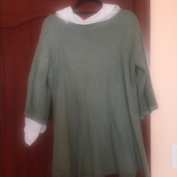 White shirt with sweater. Made in Italy.Set of 2. - Picture 6 of 6